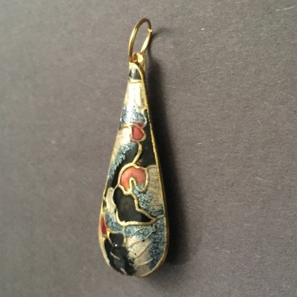 Cloisonne style pendant handmade - Picture 2 of 2